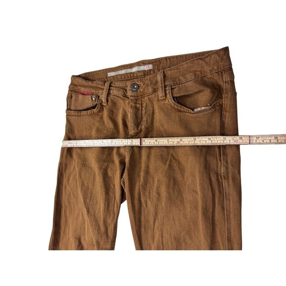 !IT Womens Ultra Skinny Jeans W28 Brown Cotton & Spandex Made In USA - Picture 9 of 11